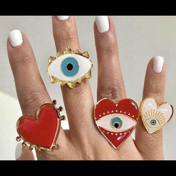 Rings Zinc Alloy adjustable sizing Cutest ever - Picture 3 of 11